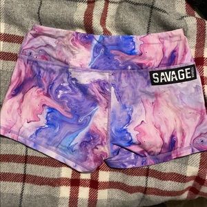 Savage Barbell Spandex Shorts
